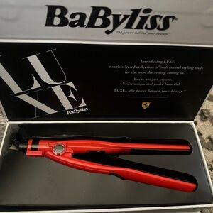 BaByliss Red Luxe Hair Straightener